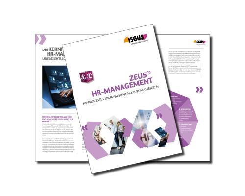 Broschüre zu ZEUS® HR-Management