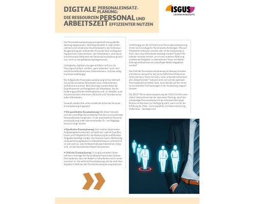Whitepaper zu ZEUS® Personaleinsatzplanung