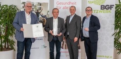 Feierliche Überreichung des BGF Gütesiegelsiegels – Knapp 600 Betriebe werden ausgezeichnet