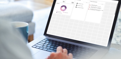 Egal ob 10, 100 oder 500 Mitarbeiter, mit dem neuen ZEUS® HR-Dashboard behalten Sie den Überblick