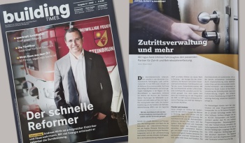 ISGUS in der neusten Ausgabe der Building Times