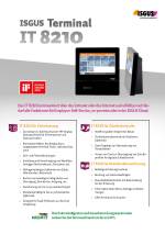 ISGUS Terminal IT 8210 Datenblatt