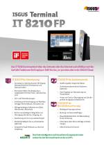 ISGUS Terminal IT 8210 FP Datenblatt