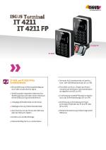 ISGUS Terminal IT 4211 und IT 4211 FP Datenblatt