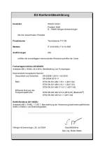 Konformitätserklärung IT 4100 SSS / IT 4110 SSS