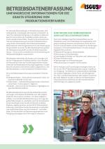Whitepaper zur Betriebsdatenerfassung - in jeder Fertigung ein Muss