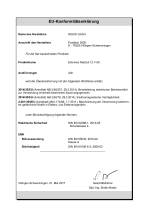 Konformitätserklärung Externes Netzteil 12V AC