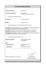 Konformitätserklärung IT 400 SP IT 402