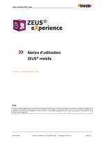 Instructions Utilisateur ZEUS® X mobile